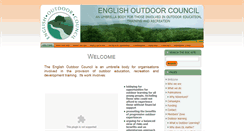 Desktop Screenshot of englishoutdoorcouncil.org
